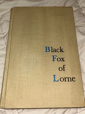 Black Fox Of Lorne By Marguerite De Angeli, 1956, Hardcover